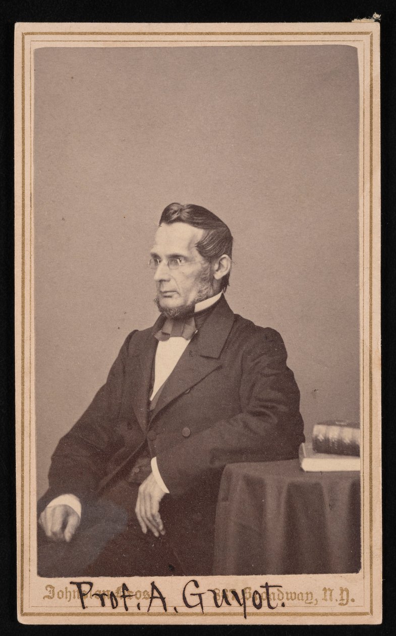 Porträtt av Arnold Henry Guyot 1807-1884, före 1866. av Johnston Bros