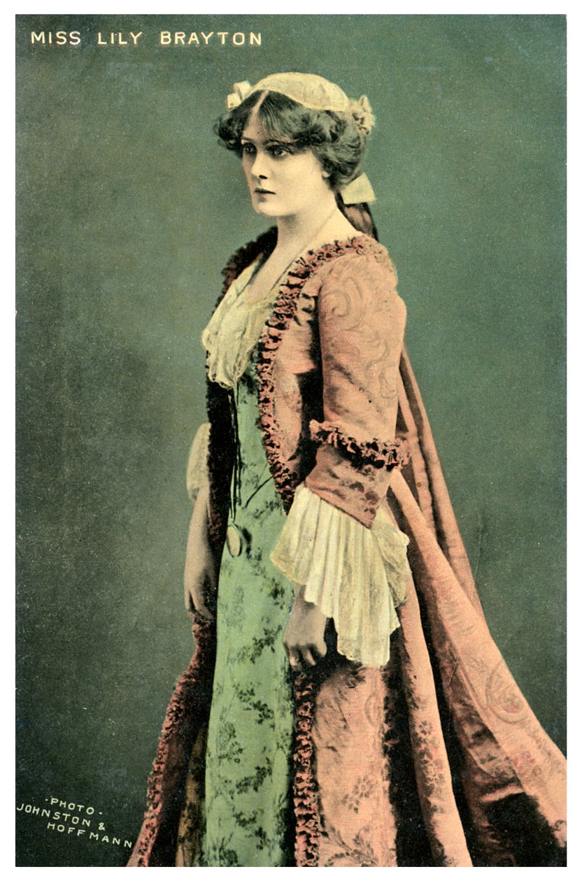 Lily Brayton, brittisk skådespelerska, c1900-1919. av Johnston and Hoffman