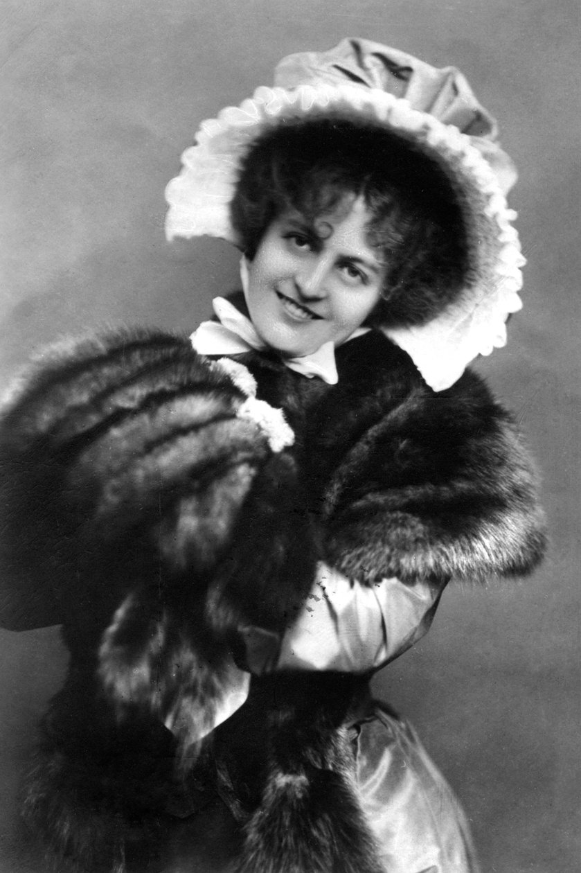 Marie Studholme 1875-1930, engelsk skådespelerska, 1904. av Johnston and Hoffman