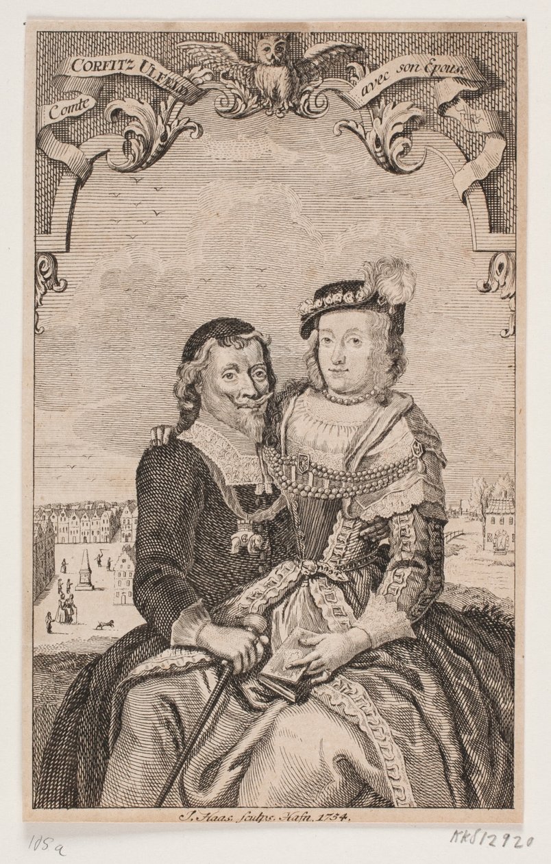 Leonora Christina och Corfitz Ulfeldt av Jonas Haas