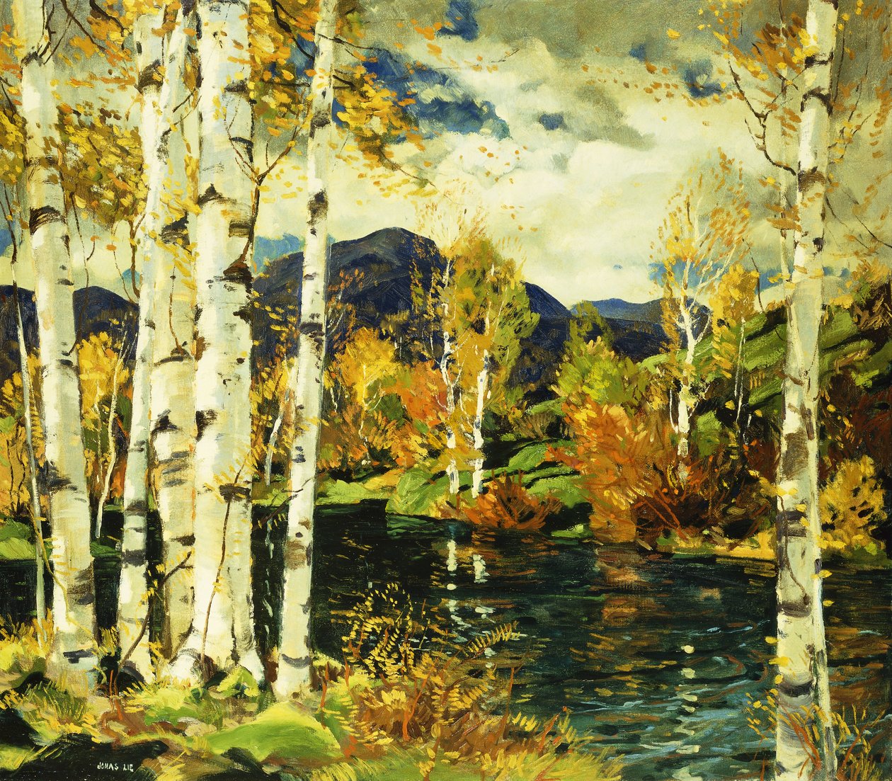 Björkar av Jonas Lie