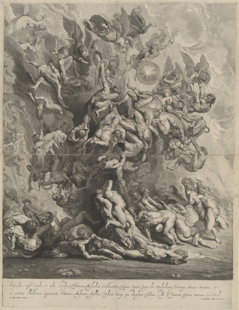 Fall of the Damned av Jonas Suyderhoff, after Sir Peter Paul Rubens