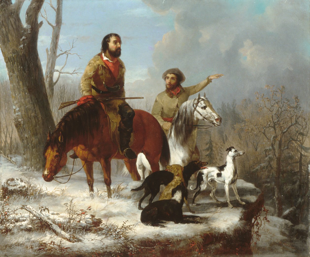 Trappers, ca. 1855 av Jonathan K. Trego