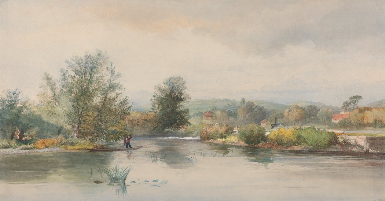 Punt på en flod av Jonathan Needham