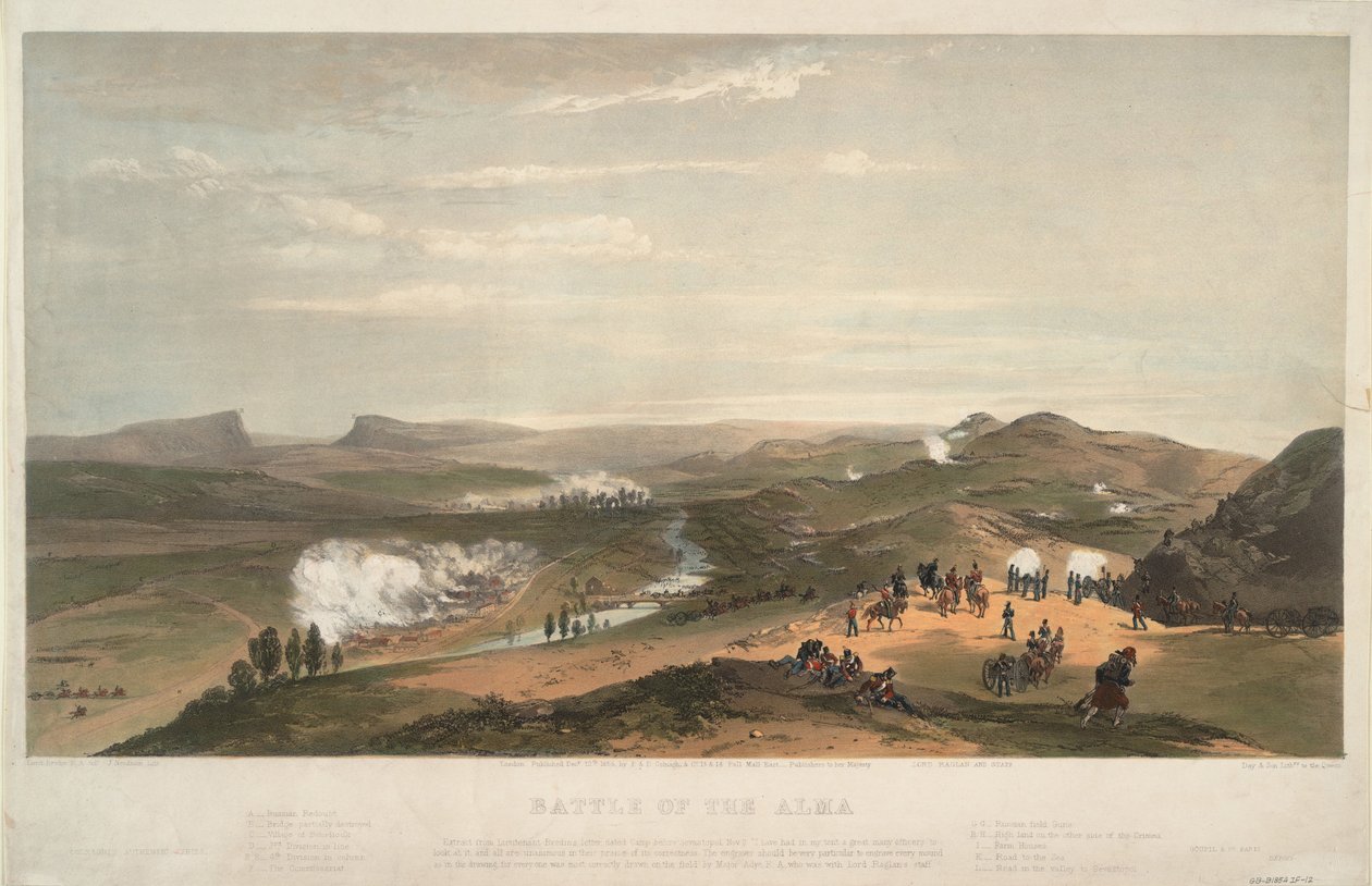 Slaget vid Alma den 20 september 1854, 1854 av Jonathan Needham