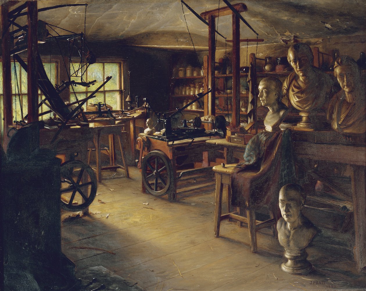 James Watts verkstad, 1889 av Jonathan Pratt