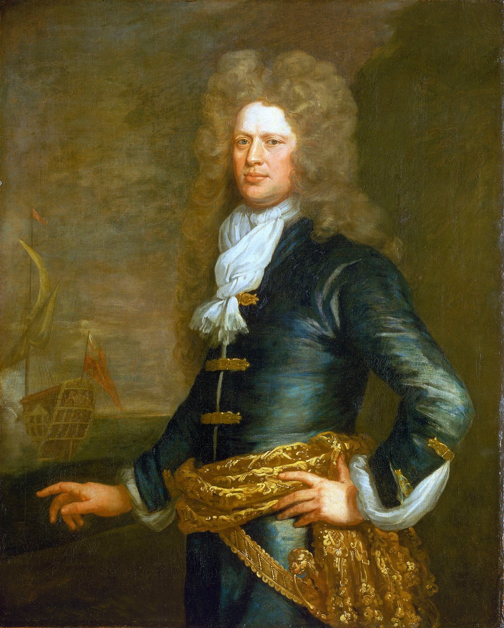 Amiral Sir John Balchen (1670-1744), ca 1695 (olja på duk) av Jonathan Richardson