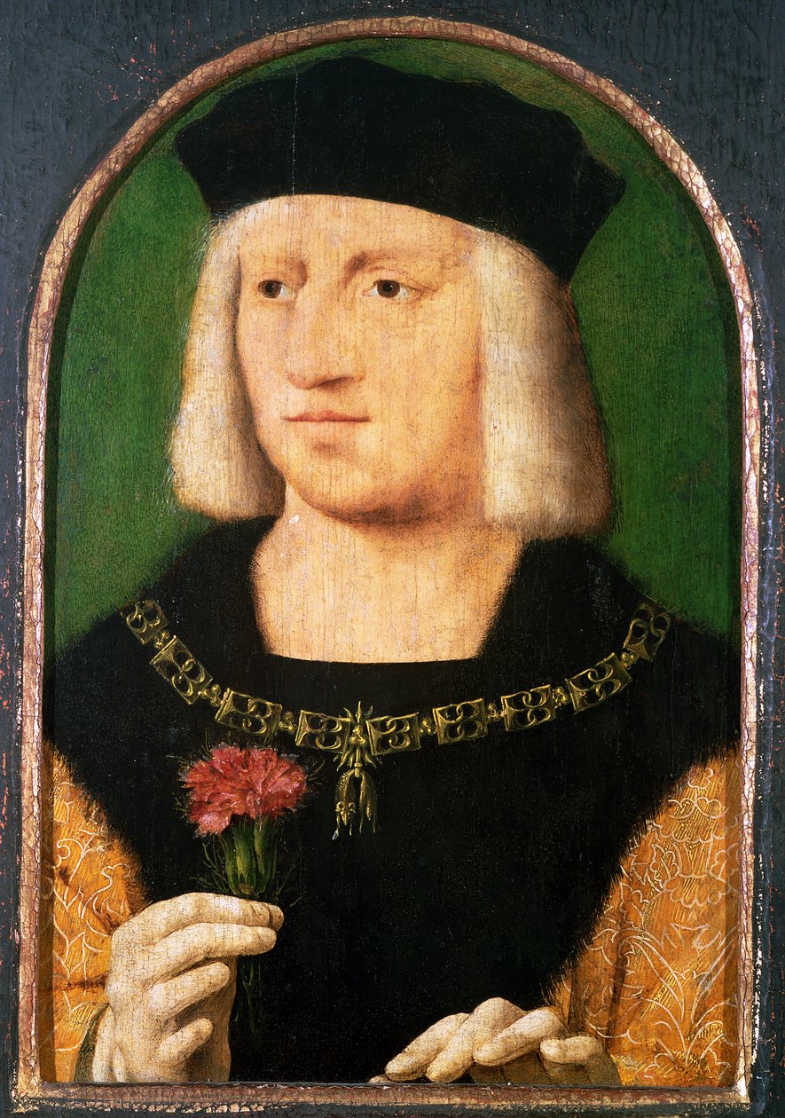 Kejsar Maximilian I, ca 1508-09 (panel) av Joos van Cleve
