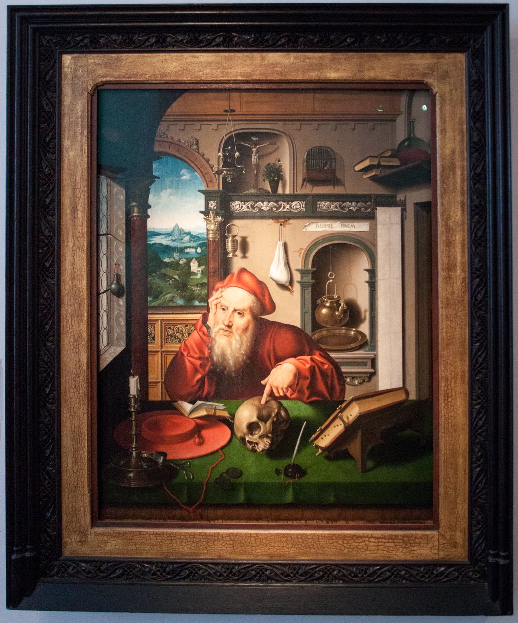  Szent JeromosnDeutsch: Der heilige Hieronymusn av Joos van Cleve