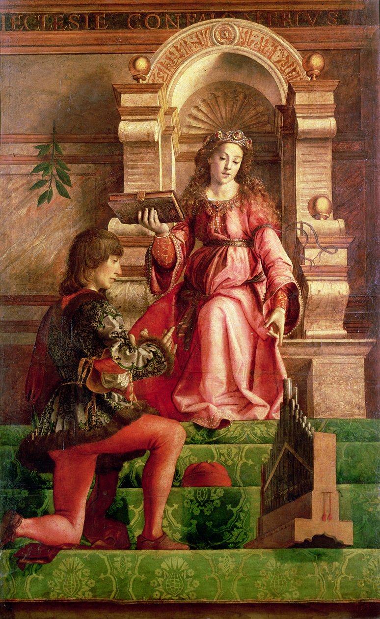 Musik, ca 1480 av Joos van Gent