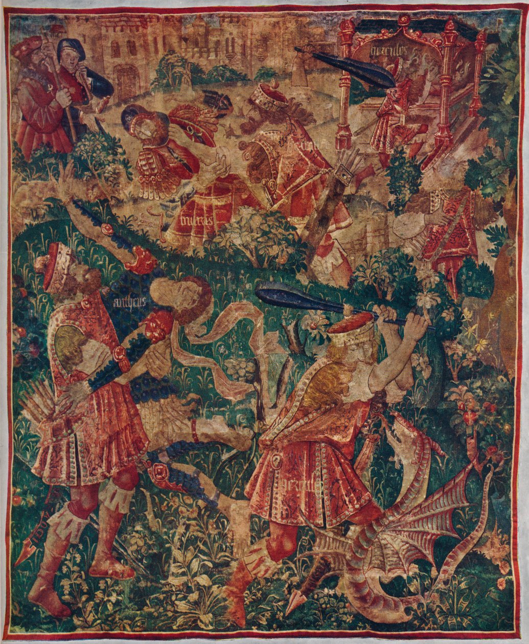Scener från Herkules liv: Gobeläng vävd av Joos av Audenarde, c1498 1946 av Joos of Audenarde
