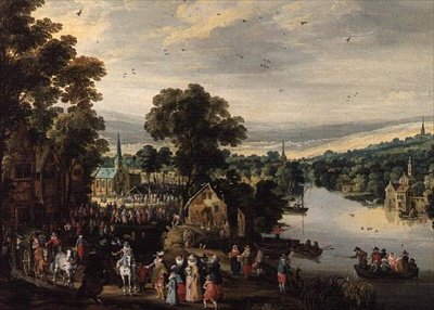 Byfesten av Joos or Josse de The Younger Momper