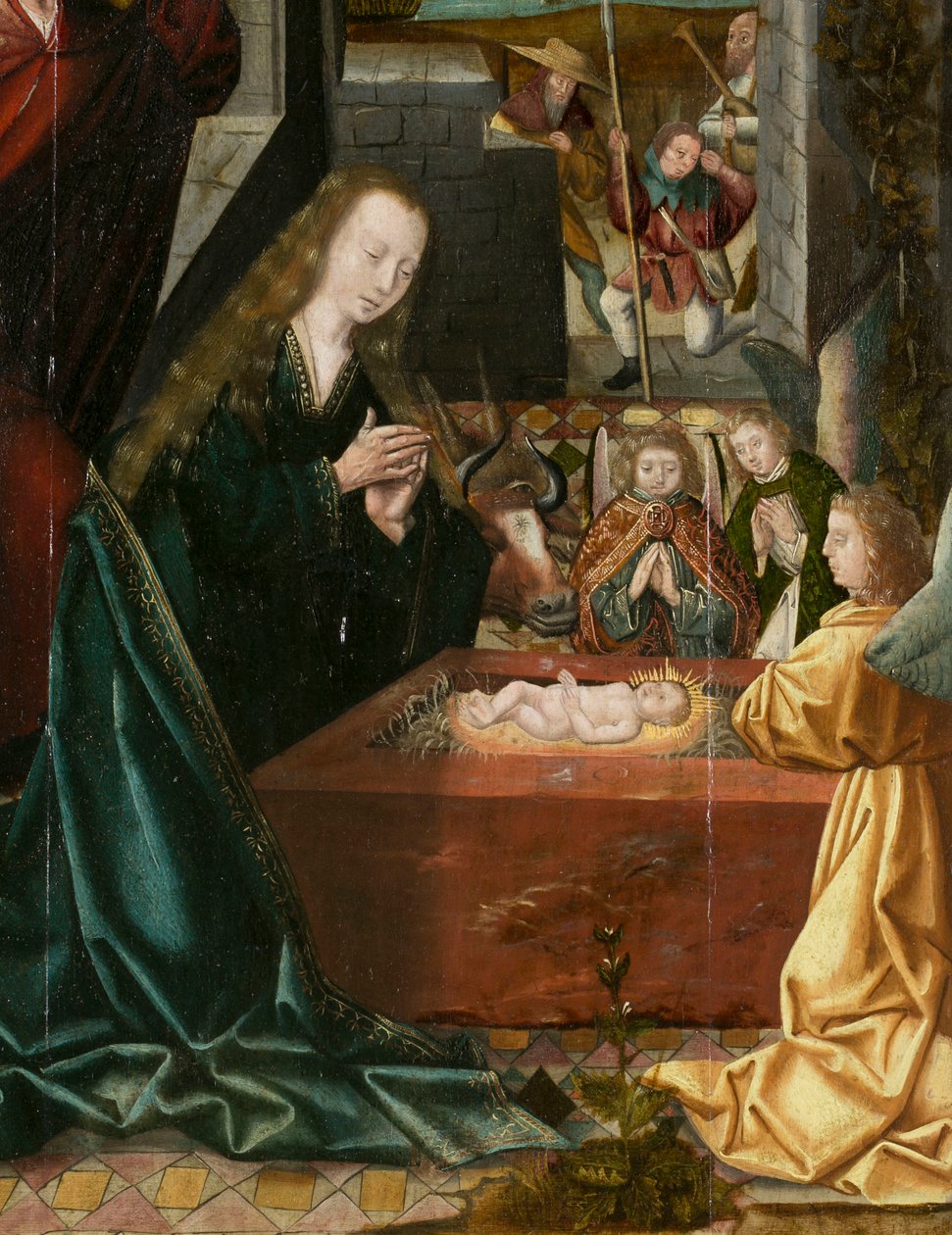 Triptyk från Betlehem, cirka 1540 (målning på trä) av Joos van (attr. to) Cleve