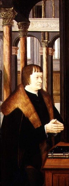 Donator (vinge av en triptyk) av Joos van Cleve