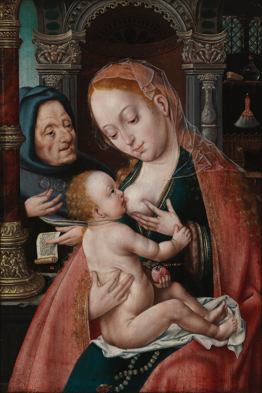 Den heliga familjen av Joos van Cleve