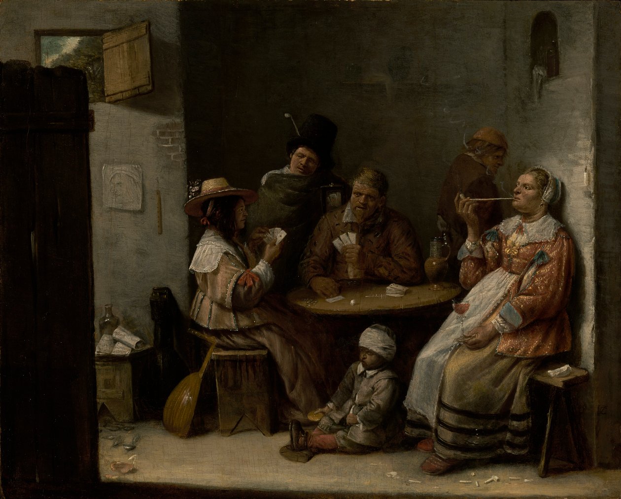 Kortspelare, c.1645 av Joos van Craesbeeck