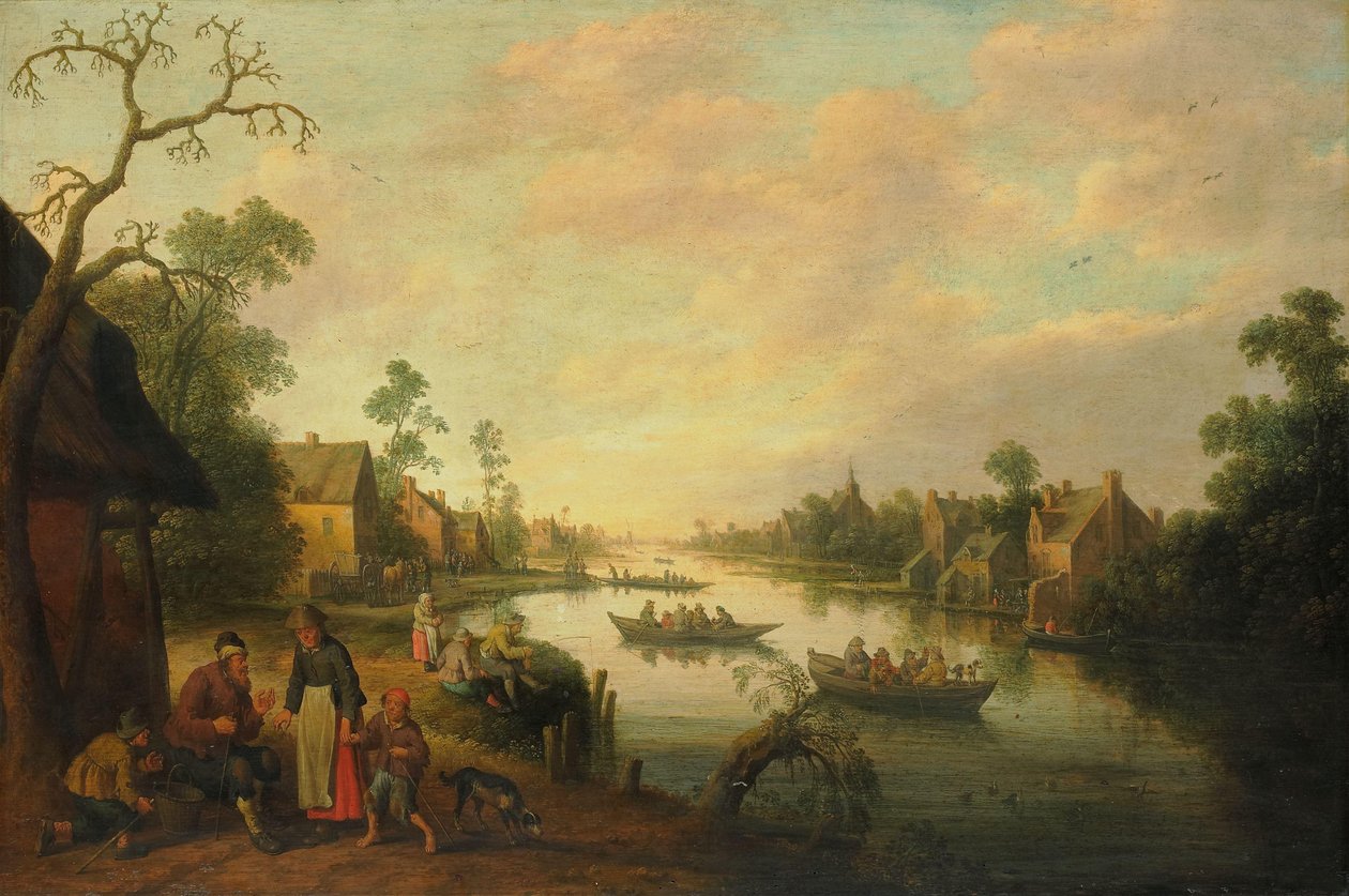 flod vy av Joost Cornelisz Droochsloot