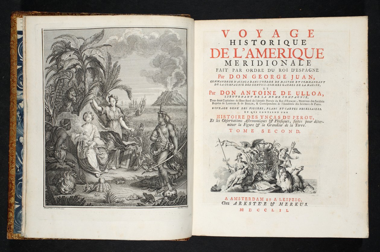 Frontispice till Voyage Historique de l
