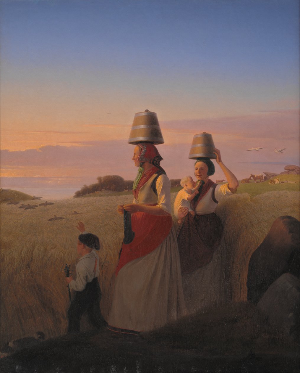 Landsbygd, 1848 av Jorgen Valentin Sonne