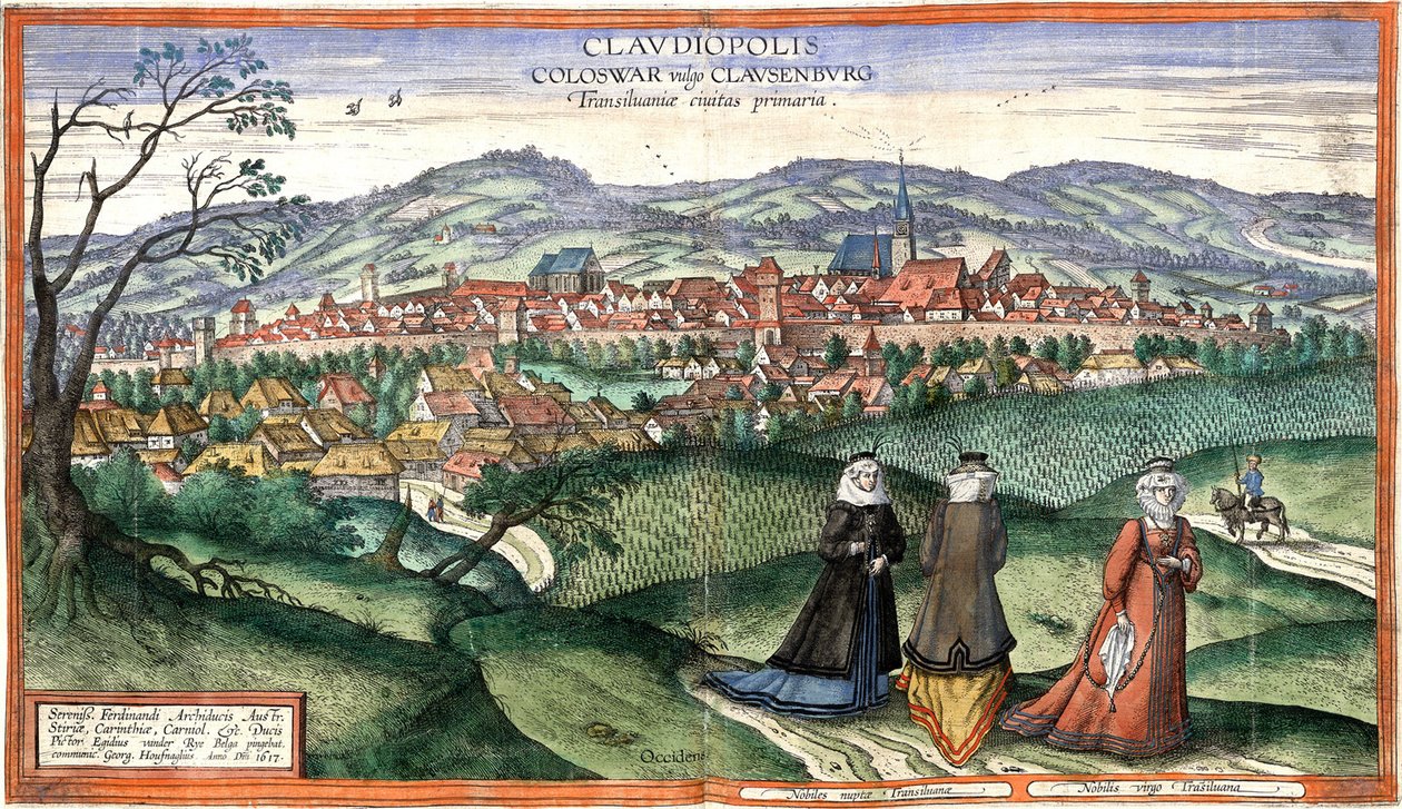 Clavdiopolis, Coloswar vulgo Clavsenbvrg, Transiluani ciuitas primaria av Joris Hoefnagel