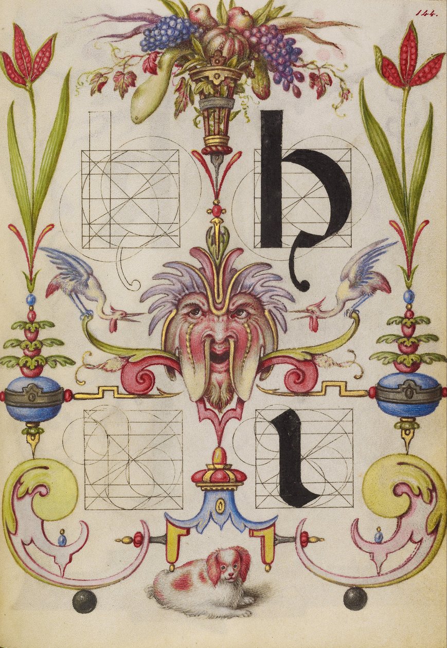 Guide for Constructing the Letters H and I av Joris Hoefnagel