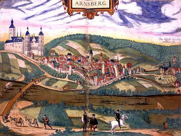 Karta över Arnsberg, form 