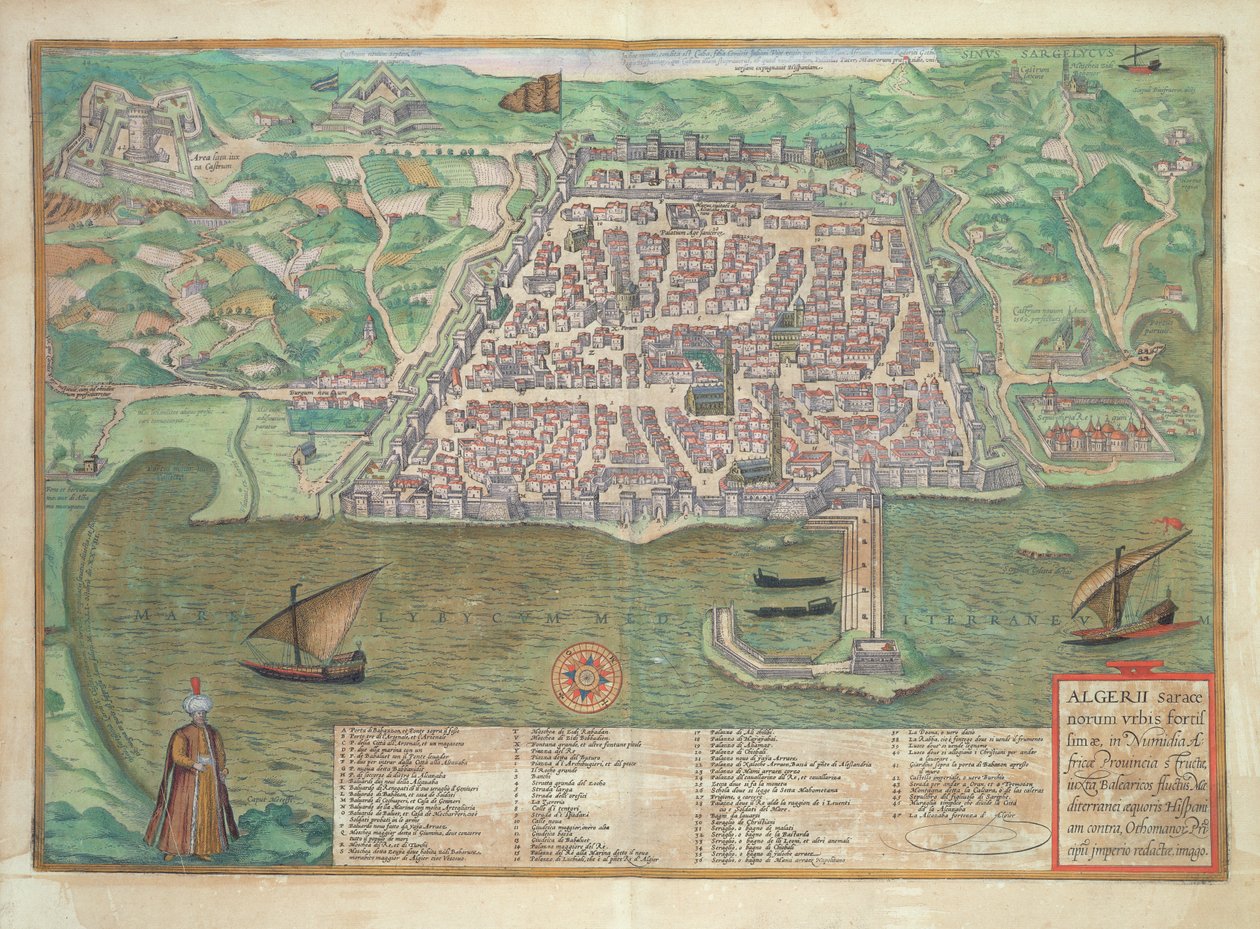Karta över Toledo, från 