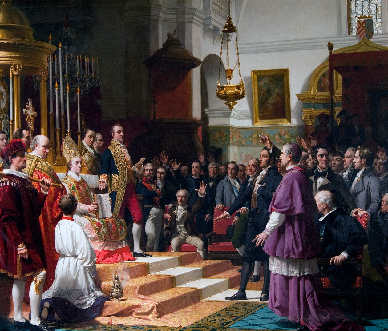 eden från Cortes de Cádiz 1810 av Jose Casado del Alisal