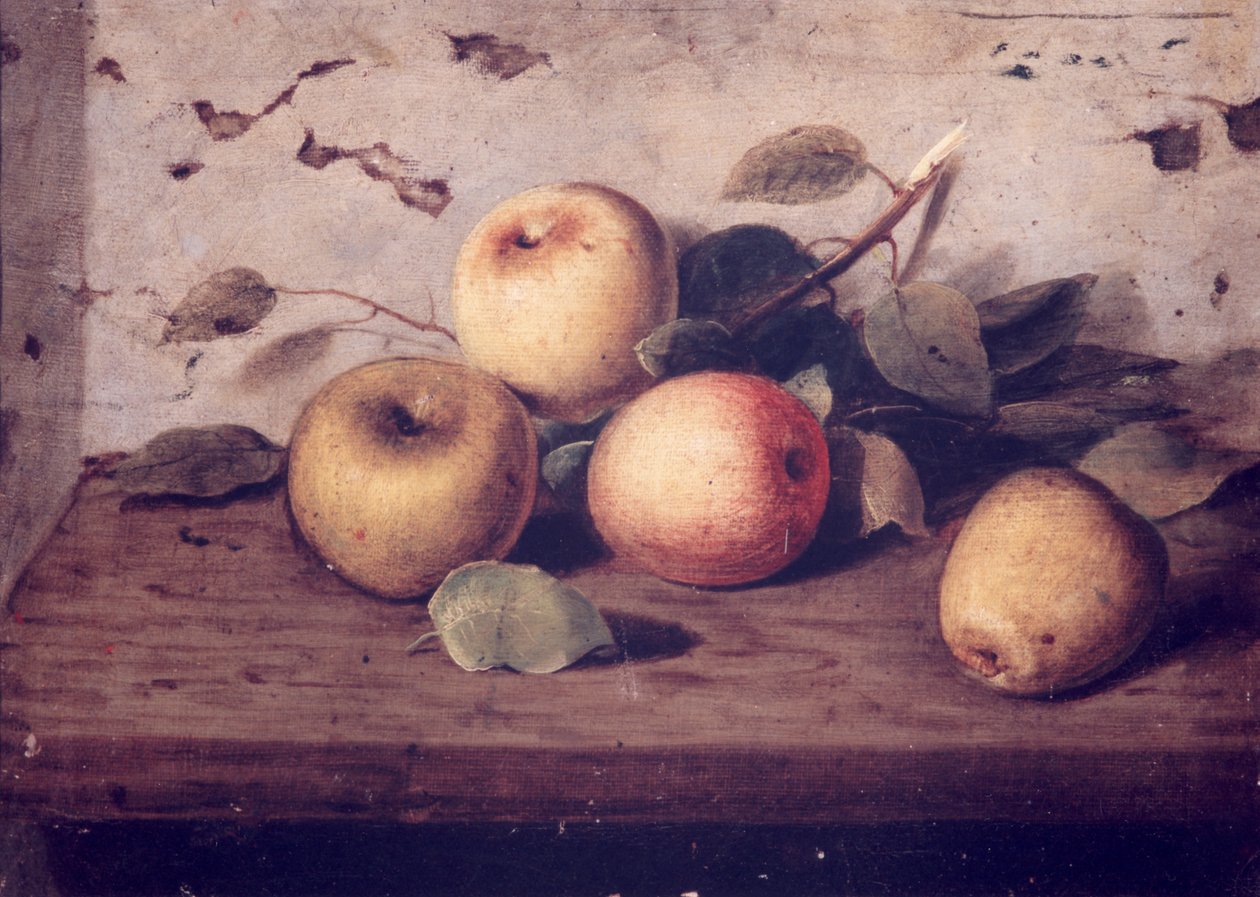 Bodegón de manzanas av José Jiménez Aranda