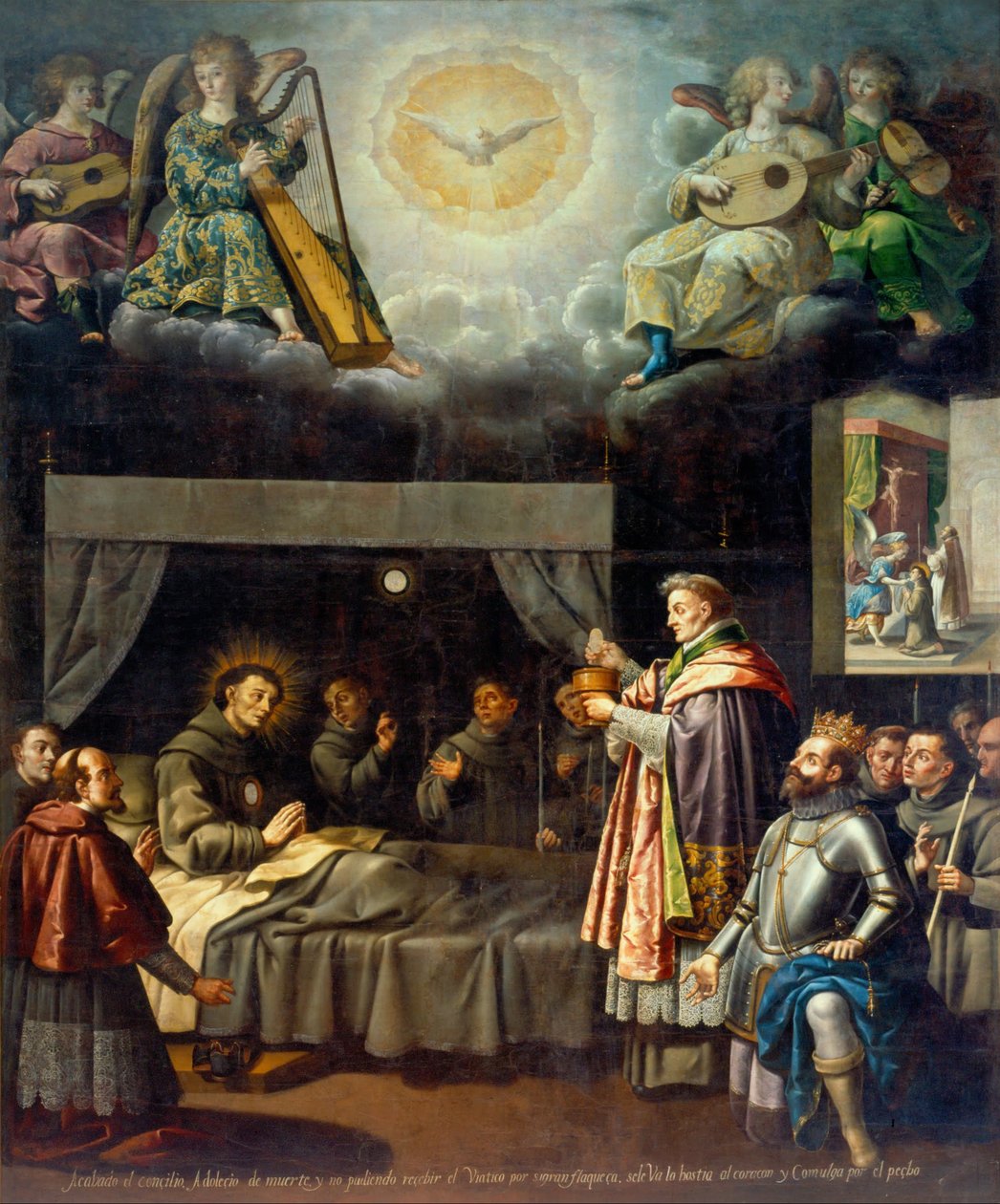 The Last Communion of Saint Bonaventure av José Juárez