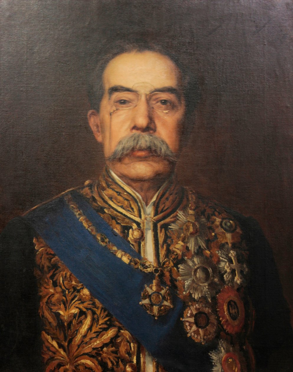 Porträtt av José Luciano de Castro av José Malhoa