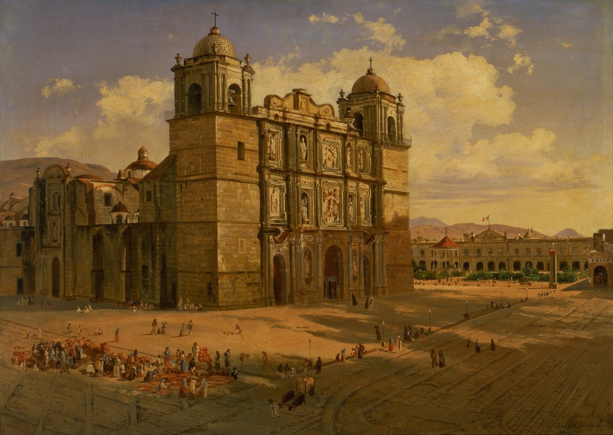 Oaxaca Cathedral av José Marí Velasco