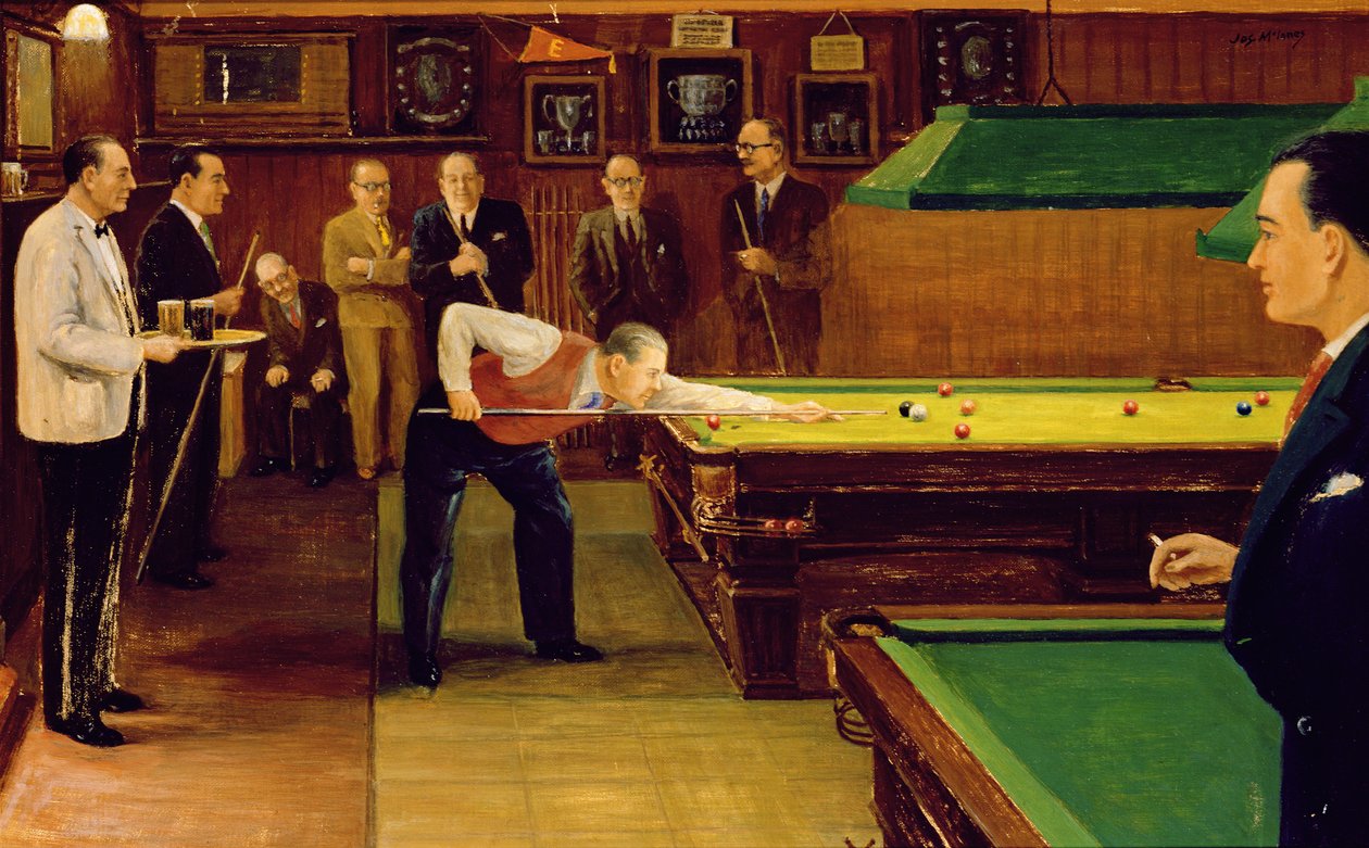 En snookermatch av Jos McInnes