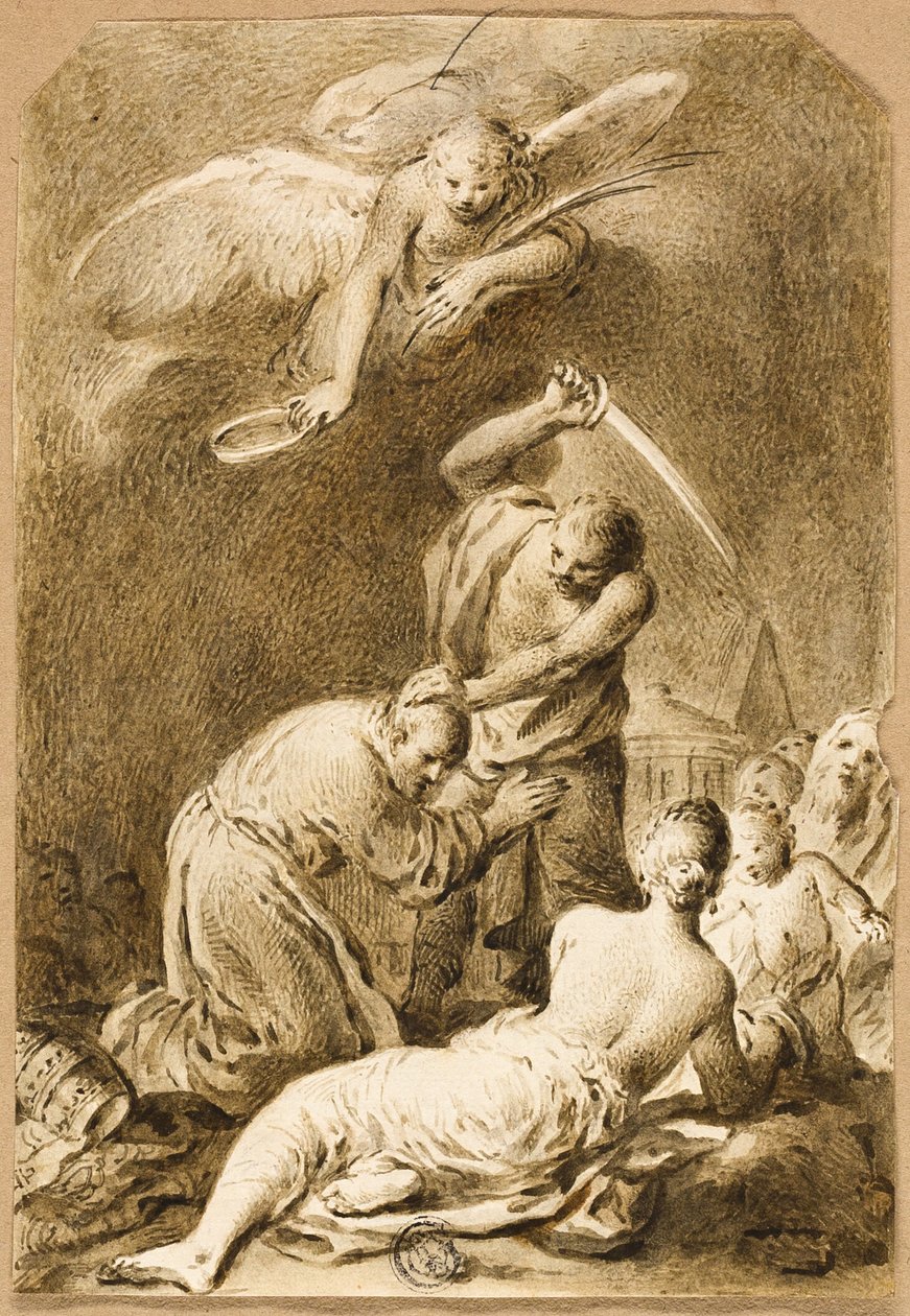 Ett helgons martyrskap av José Camarón y Boronat