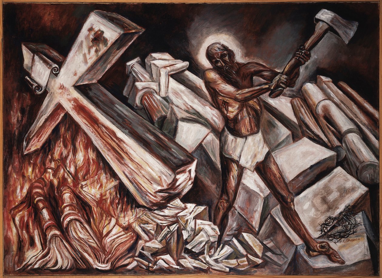 Kristus förstör sitt kors Kristus förstör sitt kors, av José Clemente Orozco