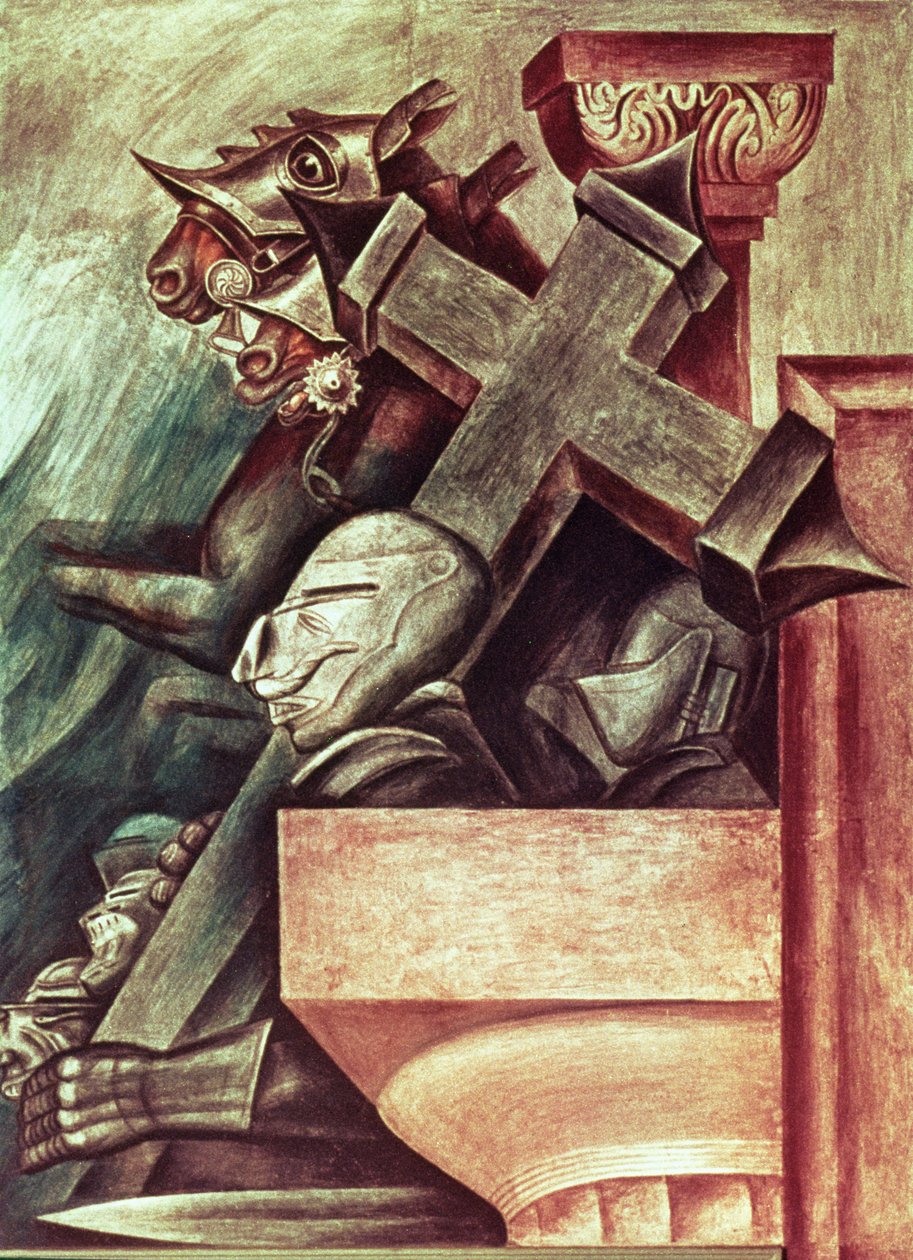 Profetian, från The Epic of American Civilization av José Clemente Orozco