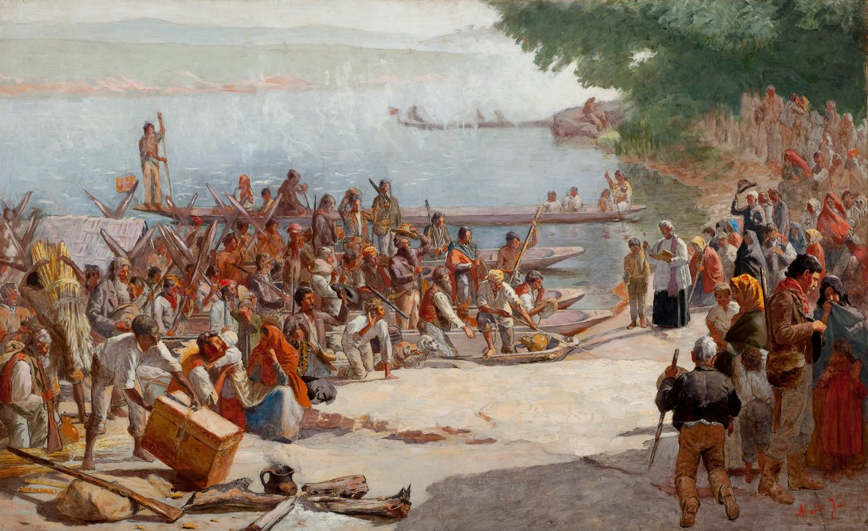 Study for Departure of the Monção av José Ferraz de Almeida Júnior