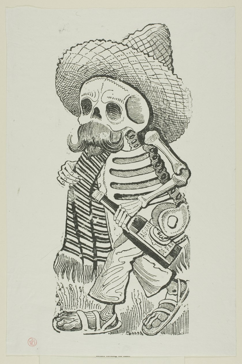 Calavera av Francisco Madero, från Calavera Maderista av José Guadalupe Posada