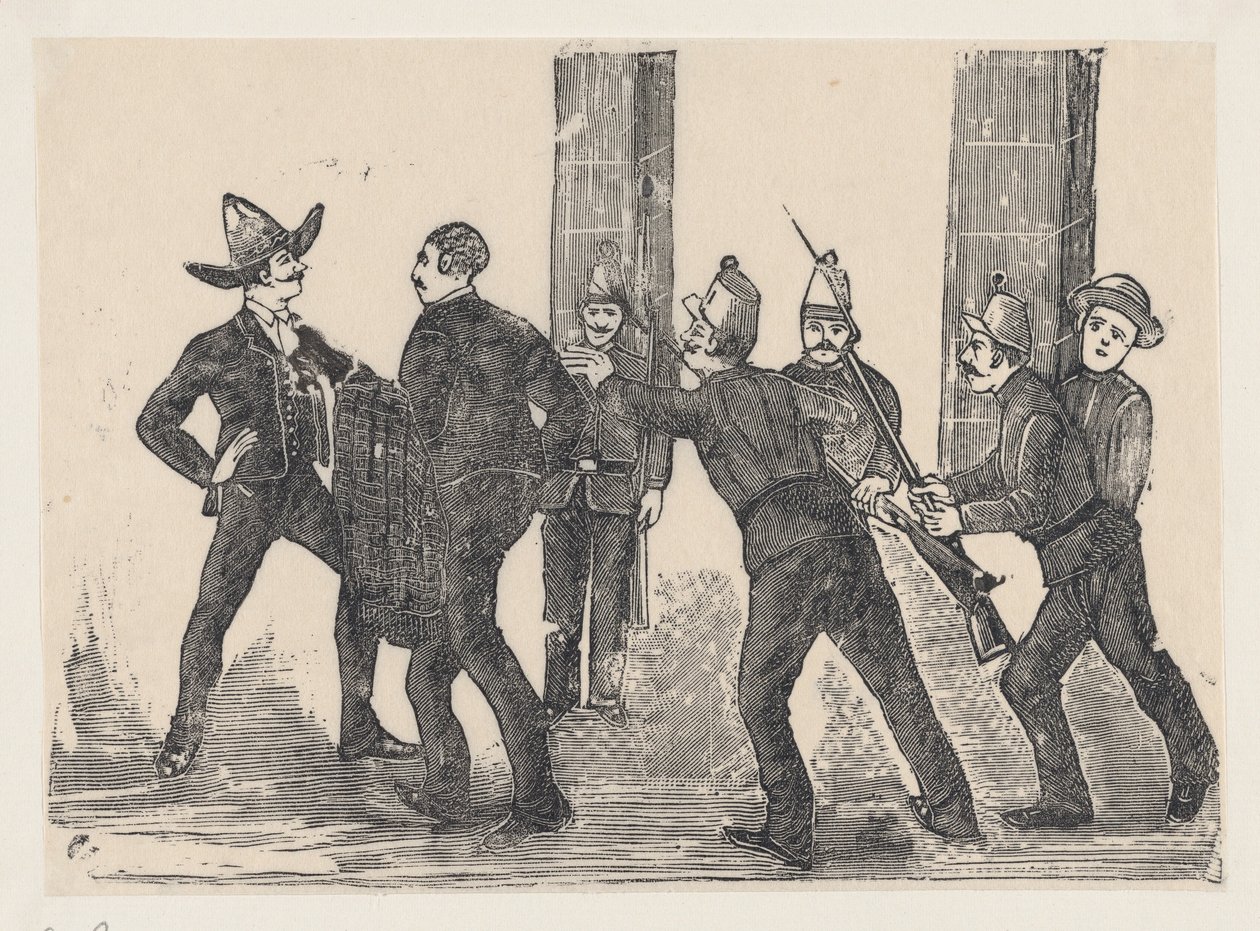 Avrättning av Jesus Bruno Martinez, 1892., 1892. av José Guadalupe Posada