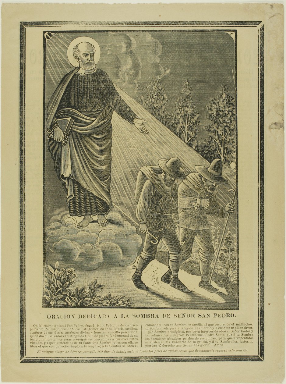 Bön tillägnad Sankt Petrus skugga av José Guadalupe Posada