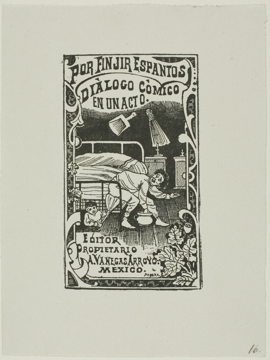 Låtsas vara spöken av José Guadalupe Posada