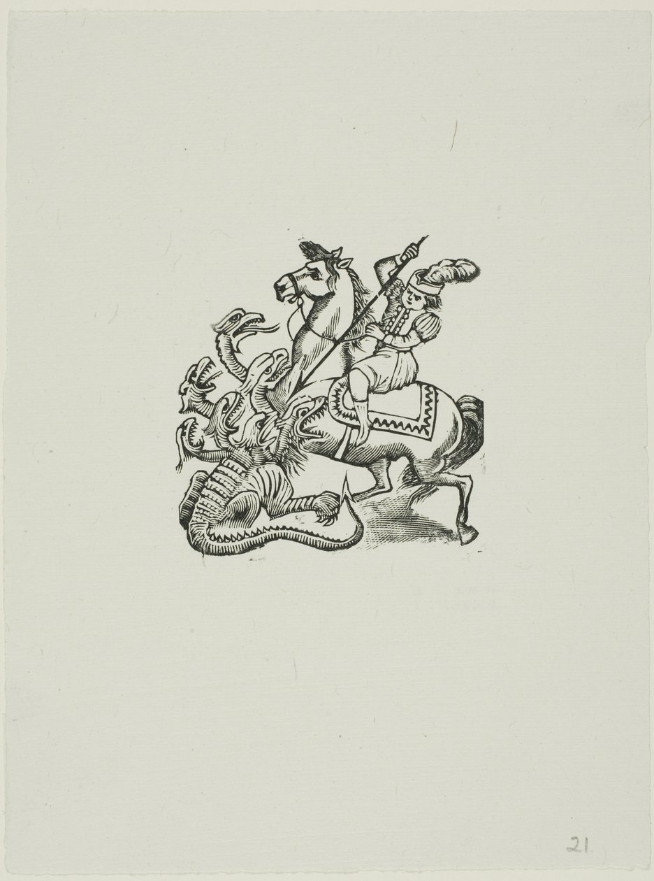 Sankt Georg av José Guadalupe Posada