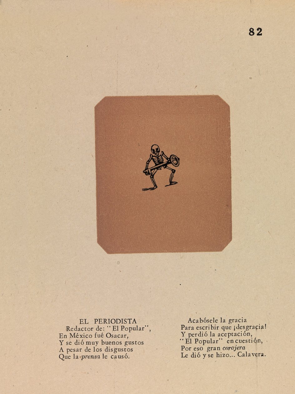 Oppositionens press av José Guadalupe Posada