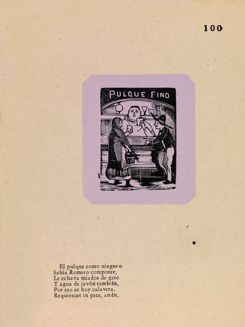 Pulque-tillverkaren av José Guadalupe Posada