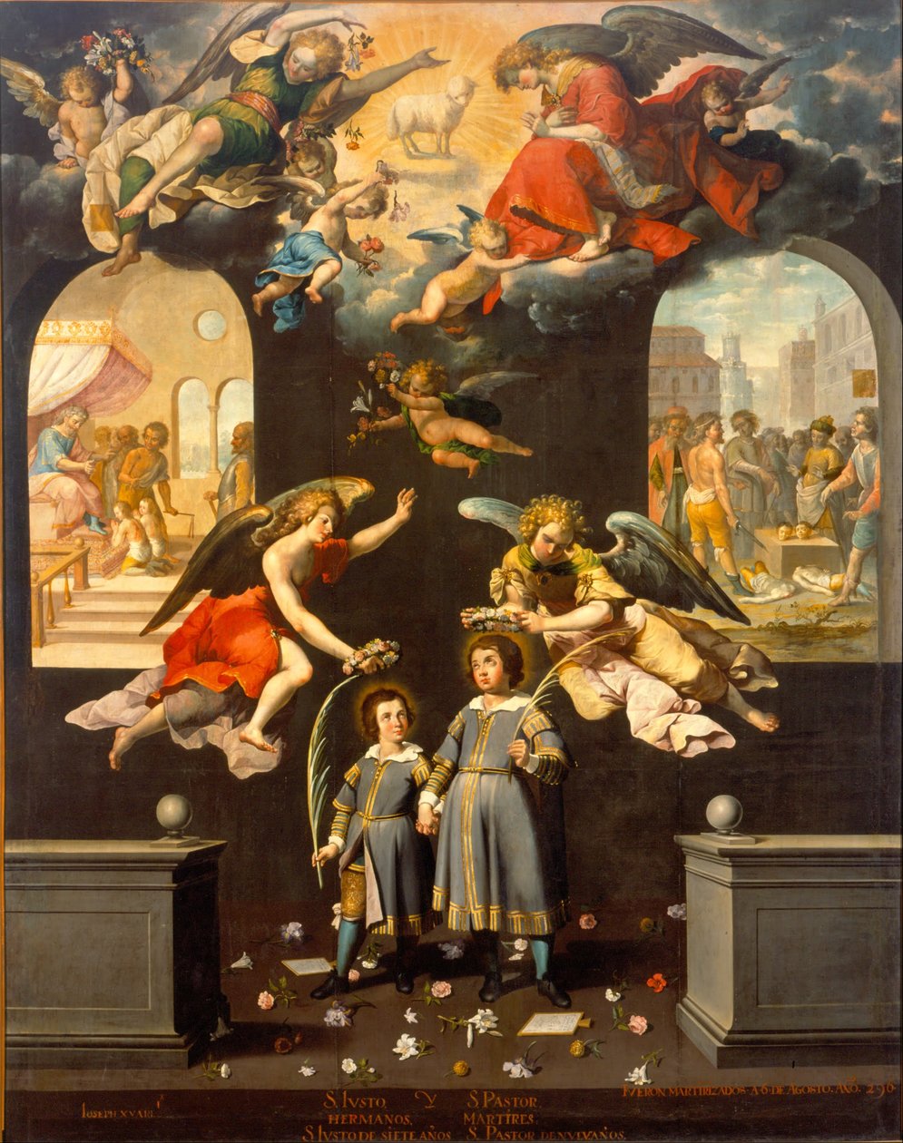 Sankt Justus och Sankt Pastor av José Juárez
