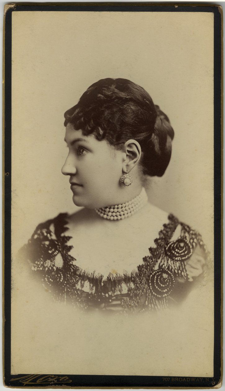 Mrs William Astor (sepiatryck) av José Maria Mora
