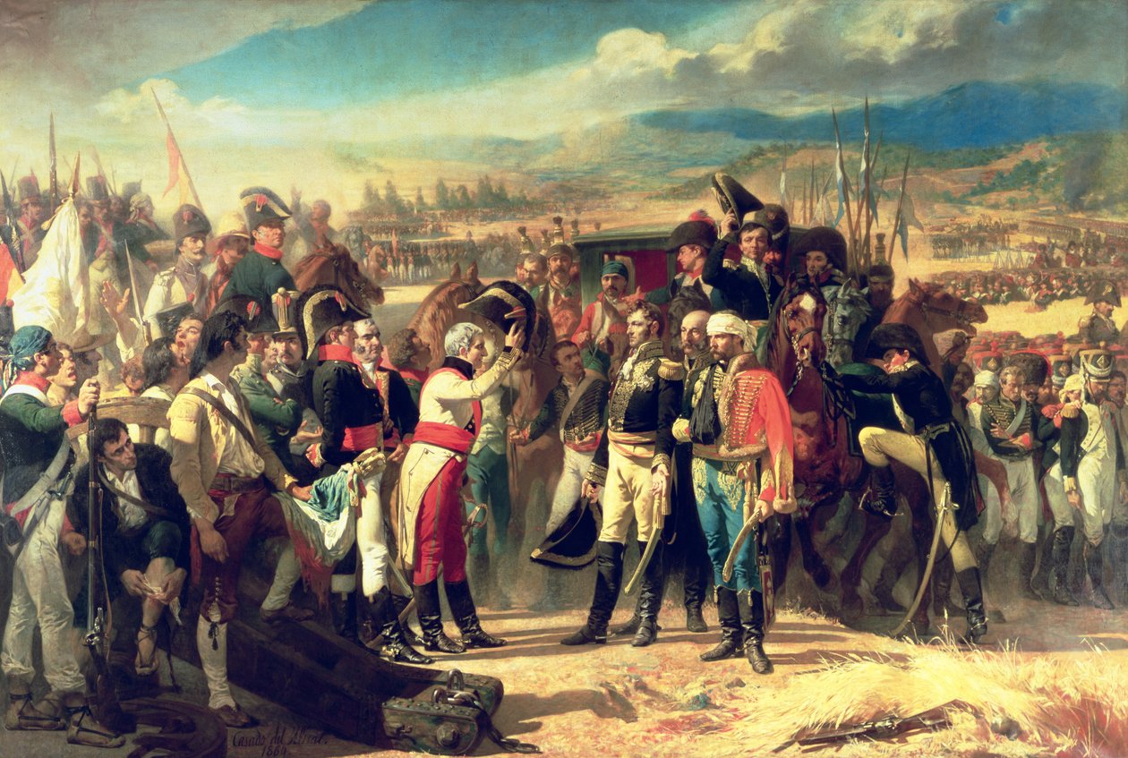 The Surrender of Bailen, 23. Juli 1808swed av Jose Casado del Alisal