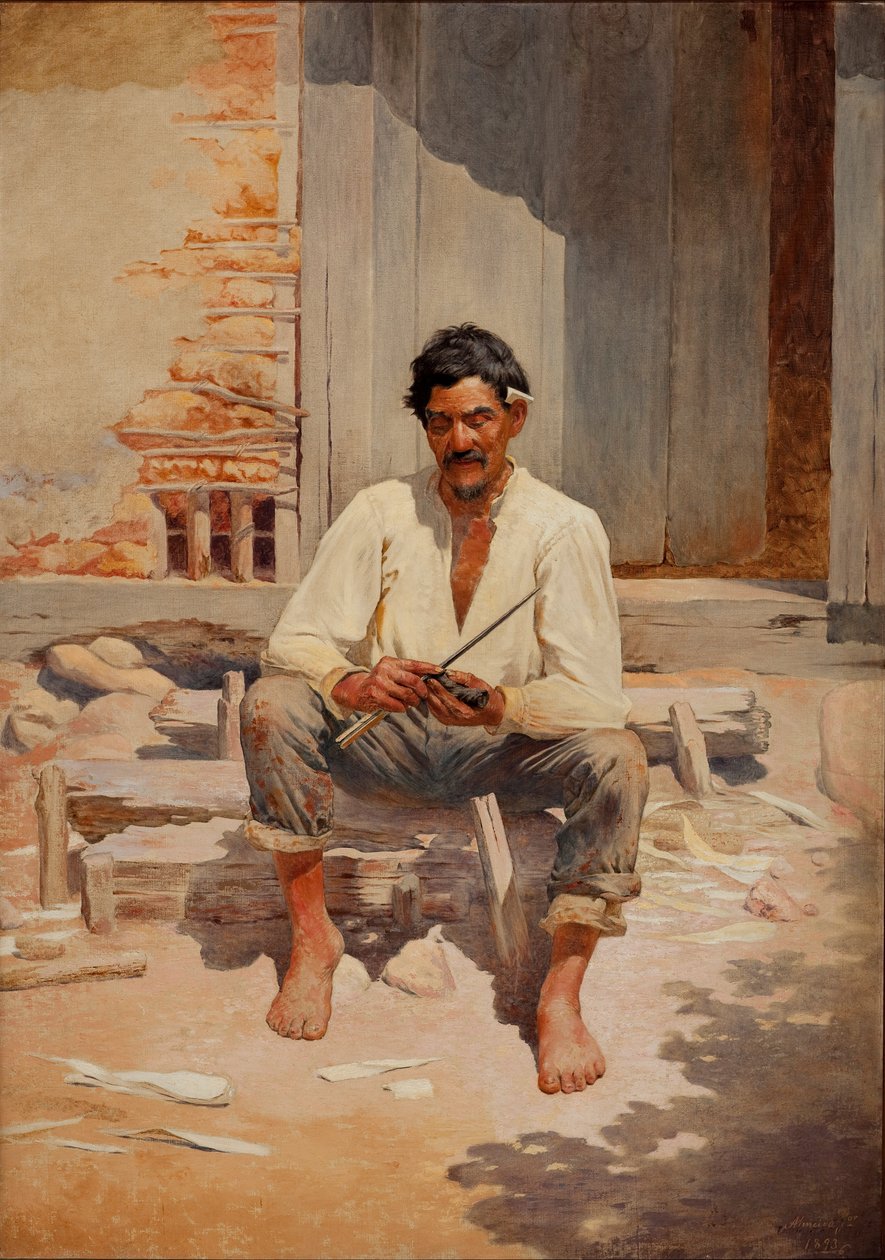 Portuguese: Caipira Picando FumoCaipira Cutting Tobacco  av Jose Ferraz Almeida de Junior