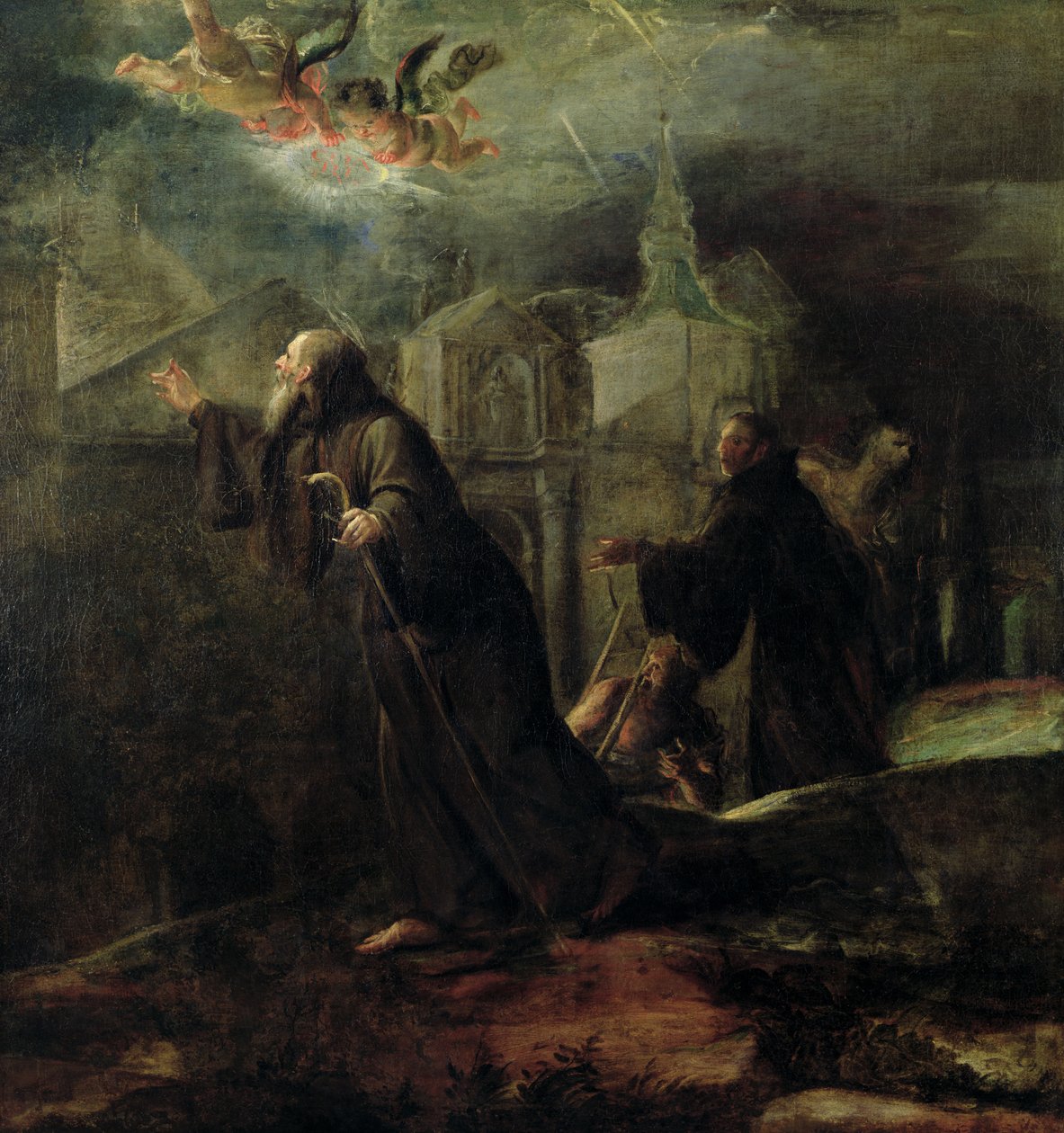 Visionen av den helige Franciskus av Paola av Jose Jimenez Donoso