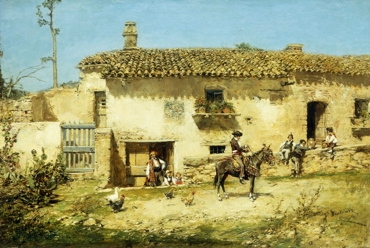 En spansk gård av Jose Benlliure y Gil